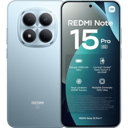 Xiaomi Redmi Note 15 Pro NFC 5G Dual SIM (8/256GB) Μπλε