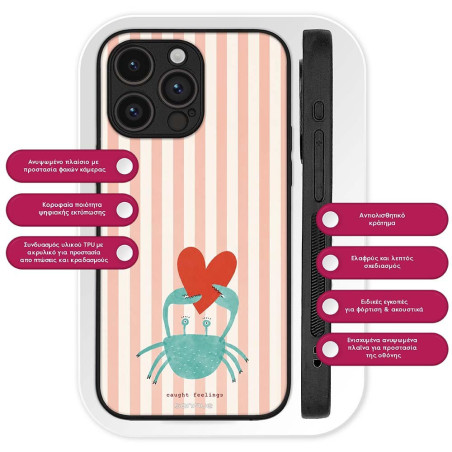 Θήκη Sonique Stripe Stories Series Apple Iphone 16 Pro Max Καβουράκι