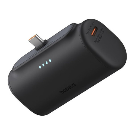 BASEUS Power Bank 5000mAh 20W USB-C + USB-C Μαύρο