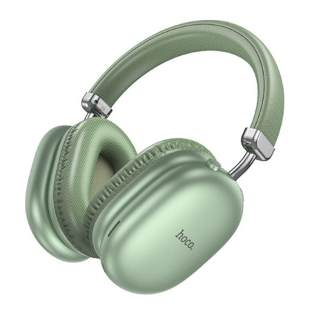 Hoco W35 MAX Ασύρματα / Ενσύρματα Over Ear Ακουστικά με 40 ώρες Λειτουργίας Πράσινα