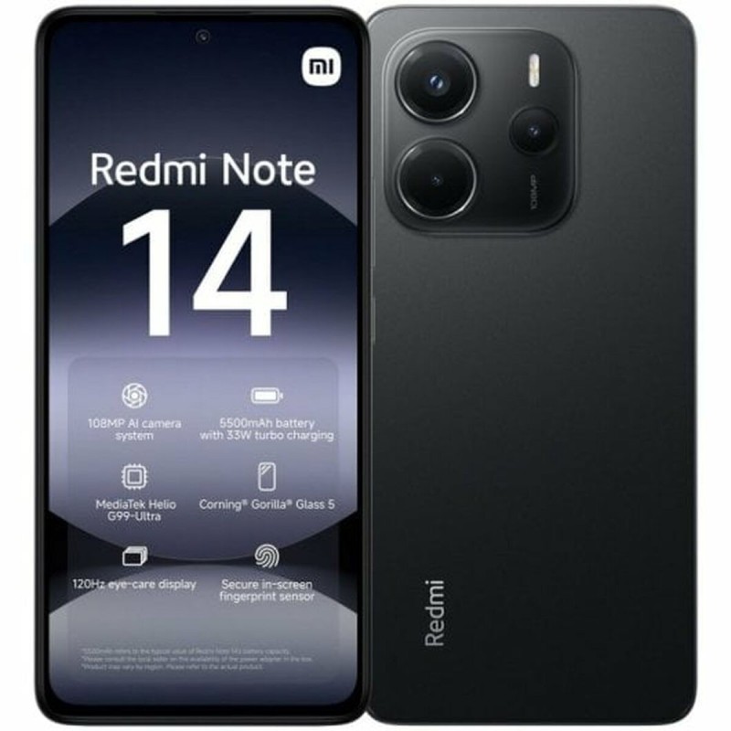 Xiaomi Redmi Note 14 4G NFC Dual SIM (8/256GB) Midnight Black