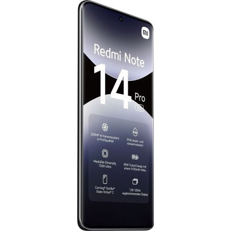 Xiaomi Redmi Note 14 Pro 5G Dual SIM (8/256GB) Midnight Black