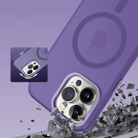 Θήκη Magnetic MagMatte Sonique Apple iPhone 16 Λευκό