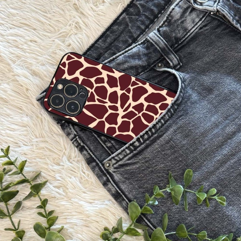Θήκη Sonique Animal Print Series για Apple iPhone 16 Giraffe