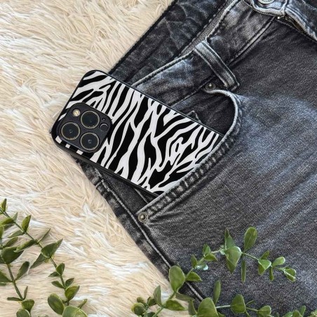 Θήκη Sonique Animal Print Series για Apple iPhone 16 Zebra