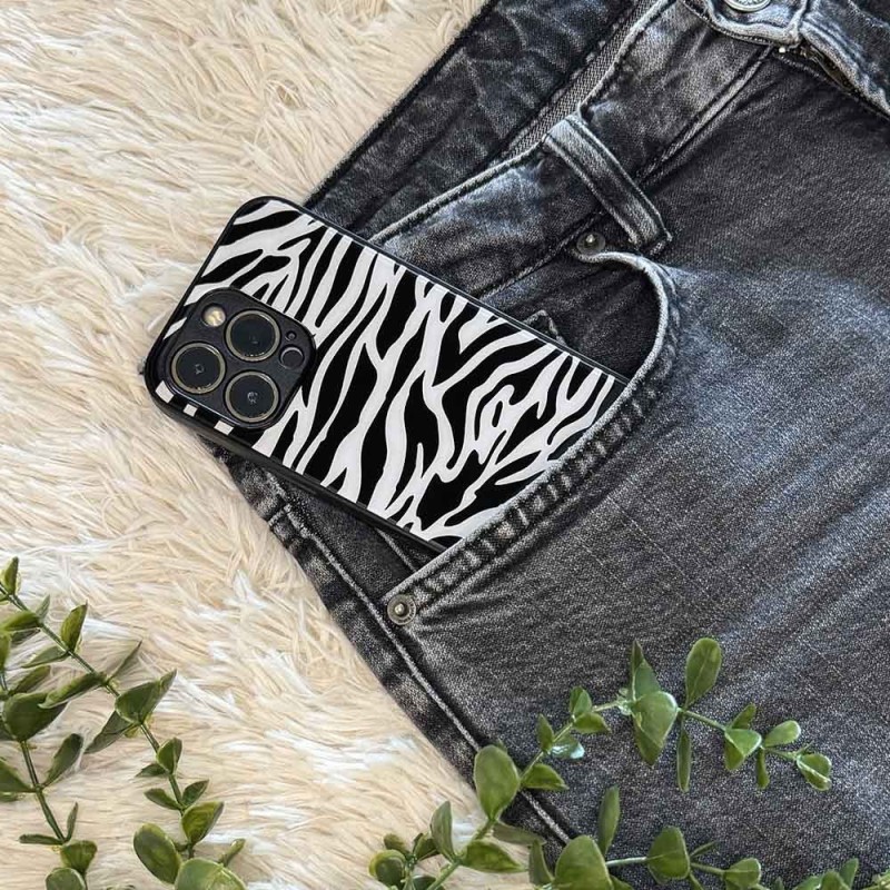 Θήκη Sonique Animal Print Series για Apple iPhone 16 Zebra
