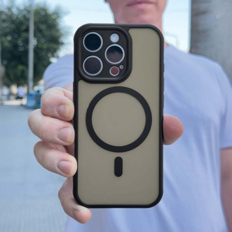 Θήκη Magnetic Magmatte Lens Sonique Apple Iphone 17 Pro Μαύρο