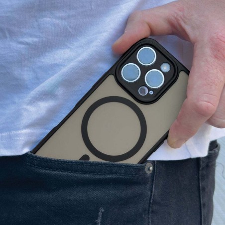 Θήκη Magnetic Magmatte Lens Sonique Apple Iphone 17 Pro Μαύρο