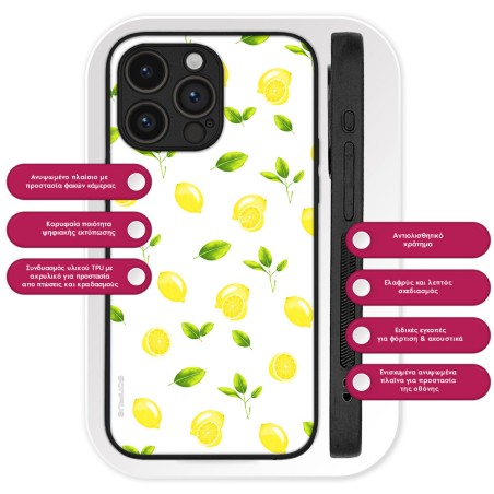 Θήκη Sonique Fruit Series Apple Iphone 17 Pro Max Λεμόνι 01