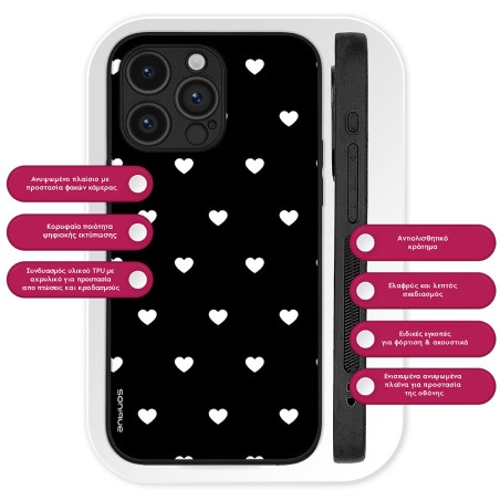 Θήκη Sonique Heart Series Apple Iphone 17 Pro Max Μαύρο 02