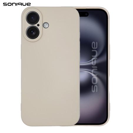 Θήκη Σιλικόνης My Colors Sonique Apple Iphone 16 Μπεζ