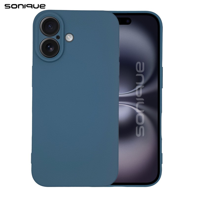Θήκη Σιλικόνης My Colors Sonique Apple Iphone 16 Μπλε Σκούρο