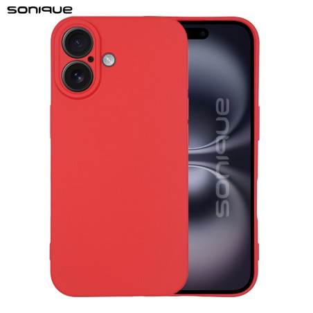 Θήκη Σιλικόνης My Colors Sonique Apple Iphone 16 Plus Κόκκινο