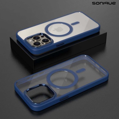 Θήκη Magnetic Magmetal Sonique Apple Iphone 16 Plus Μπλέ