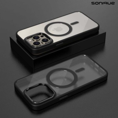 Θήκη Magnetic Magmetal Sonique Apple Iphone 16 Plus Μαύρο