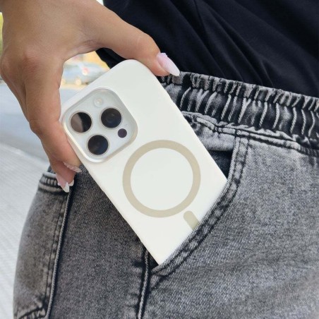 Θήκη Magnetic Magtouch Sonique Apple Iphone 16 Plus Λευκό