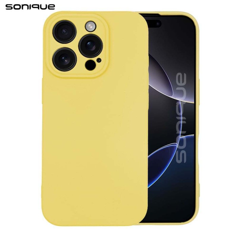 Θήκη Σιλικόνης My Colors Sonique Apple Iphone 16 Pro Κίτρινο