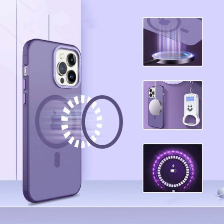 Θήκη Magnetic Magmatte Sonique Apple Iphone 16 Pro Max Λευκό