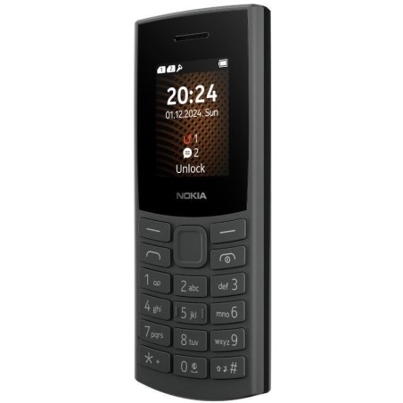 Nokia 105 4G (2024) Dual SIM Κινητό με Κουμπιά (Ελληνικό Μενού) Charcoal