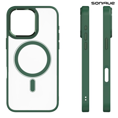 Θήκη Magnetic Magmetal Sonique Apple Iphone 16 Pro Max Πράσινο