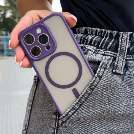 Θήκη Magnetic Magmatte Lens Sonique Apple Iphone 16 Pro Max Μωβ