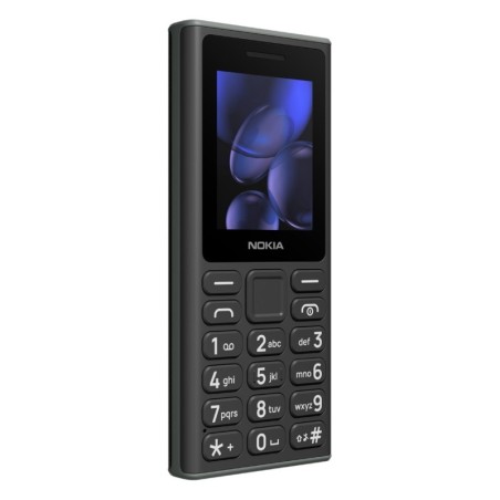 Nokia 105 (2024) Dual SIM Κινητό με Κουμπιά (Ελληνικό Μενού) Μαύρο