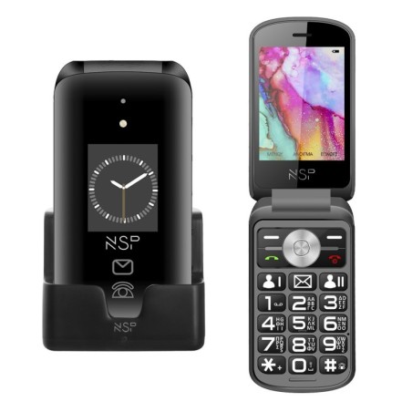NSP 2700DS Dual SIM Κινητό με Κουμπιά Μαύρο