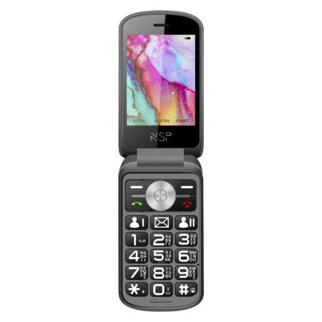 NSP 2700DS Dual SIM Κινητό με Κουμπιά Μαύρο