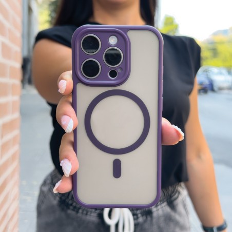 Θήκη Magnetic Magmatte Lens Sonique Apple Iphone 16e Μωβ