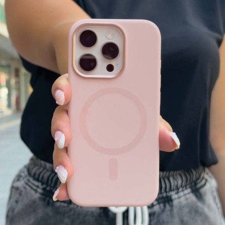 Θήκη Magnetic Magtouch Sonique Apple Iphone 16e Ροζ