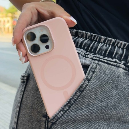Θήκη Magnetic Magtouch Sonique Apple Iphone 16e Ροζ