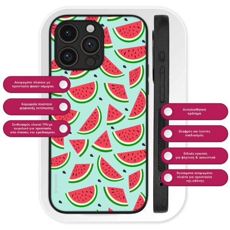 Θήκη Sonique Fruit Series Apple Iphone 16e Καρπούζι 01