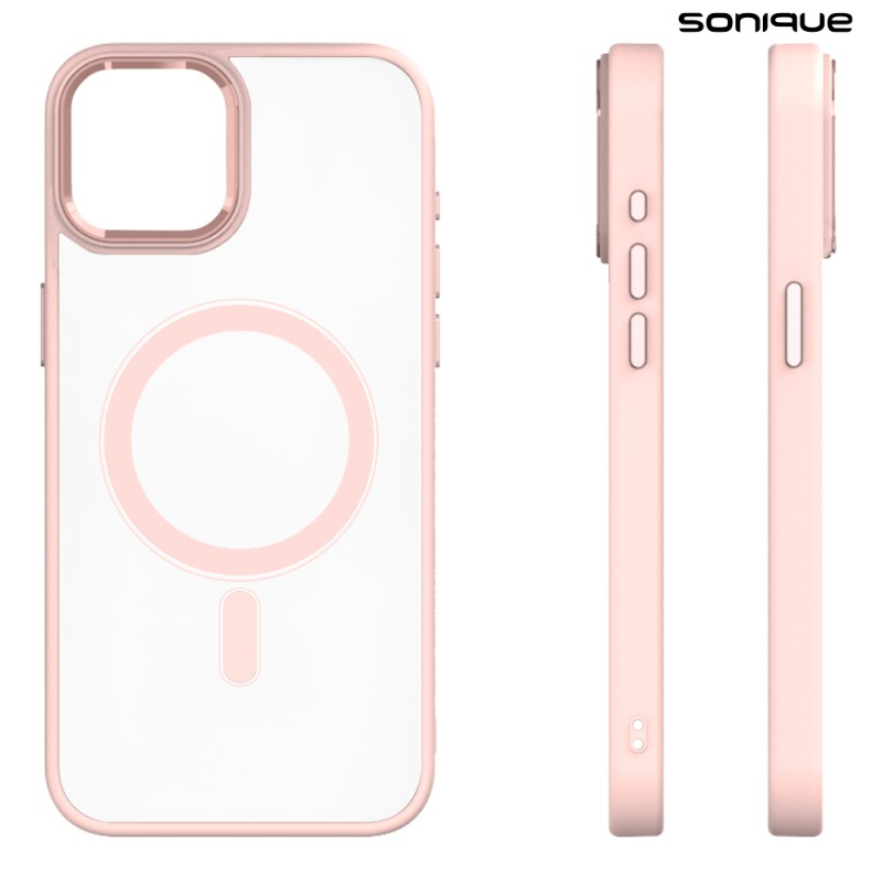 Θήκη Magnetic Magmetal Sonique Apple Iphone 15 Ροζ Sonique Ροζ Iphone 15 Θήκες Πλάτης