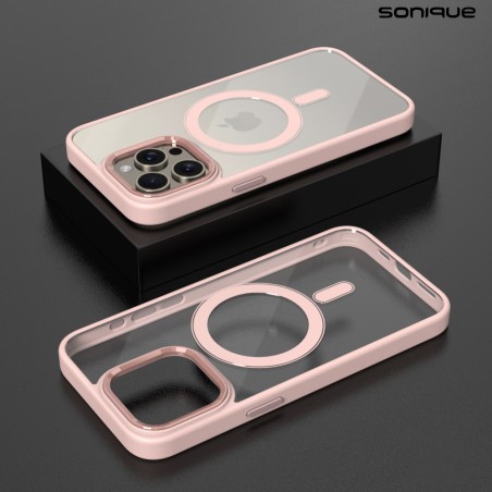 Θήκη Magnetic Magmetal Sonique Apple Iphone 15 Ροζ Sonique Ροζ Iphone 15 Θήκες Πλάτης