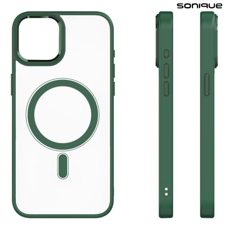 Θήκη Magnetic Magmetal Sonique Apple Iphone 15 Πράσινο Sonique Πράσινο Iphone 15 Θήκες Πλάτης