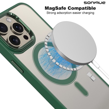 Θήκη Magnetic Magmetal Sonique Apple Iphone 15 Πράσινο Sonique Πράσινο Iphone 15 Θήκες Πλάτης