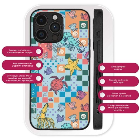 Θήκη Sonique Ocean Series Apple Iphone 15 Μωσαϊκό