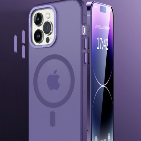 Sonique Magnetic Back Cover Πλαστικό / Σιλικόνης 0.33mm Μωβ (iPhone 14)