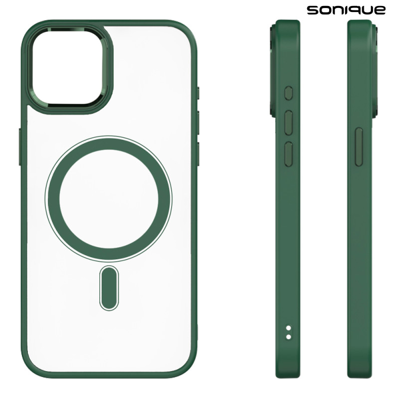 Θήκη Magnetic Magmetal Sonique Apple Iphone 14 Πράσινο Sonique Πράσινο Iphone 14 Θήκες Πλάτης