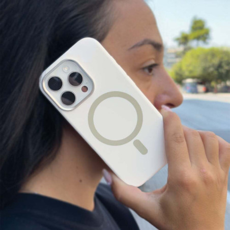 Θήκη Magnetic Magtouch Sonique Apple Iphone 13 Iphone 14 Λευκό