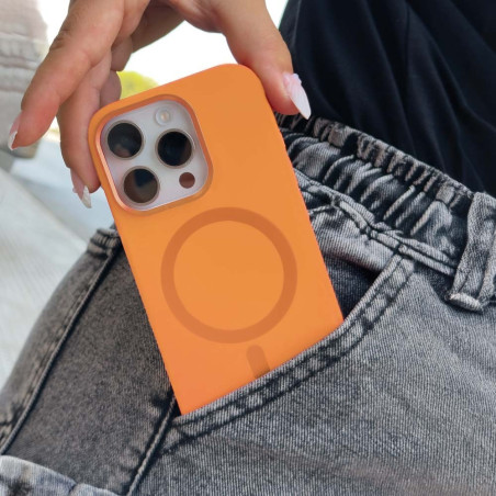Θήκη Magnetic Magtouch Sonique Apple Iphone 13 Iphone 14 Πορτοκαλί