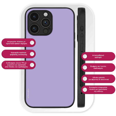 Θήκη Sonique Colorbloc Series Apple Iphone 13 Βιολετί