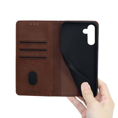 Θήκη Πορτοφόλι Vintage Magnet Wallet Sonique Samsung Galaxy A16 4g Galaxy A16 5g Καφέ