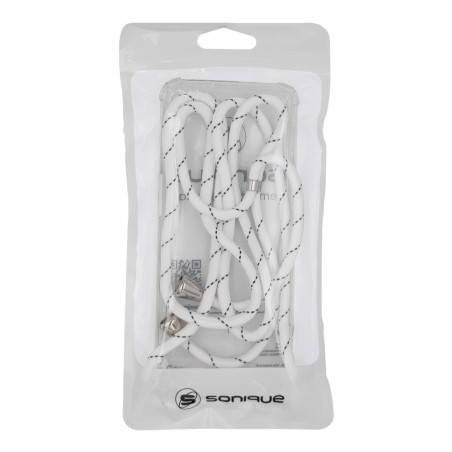 Θήκη Σιλικόνης Κορδόνι Sonique Armor Clear Samsung Galaxy A57 5g Rainbow Λευκό