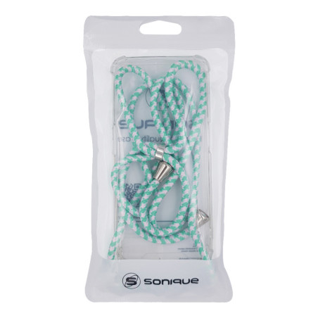 Θήκη Σιλικόνης Κορδόνι Sonique Armor Clear Samsung Galaxy S26 Rainbow Βεραμάν