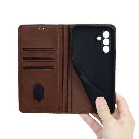 Θήκη Πορτοφόλι Vintage Magnet Wallet Sonique Samsung Galaxy S26 Plus Καφέ