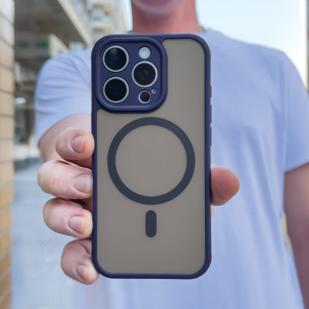 Θήκη Magnetic Magmatte Lens Sonique Samsung Galaxy S26 Plus Μπλε Σκούρο