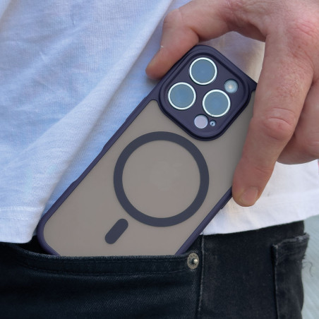Θήκη Magnetic Magmatte Lens Sonique Samsung Galaxy S26 Plus Μπλε Σκούρο