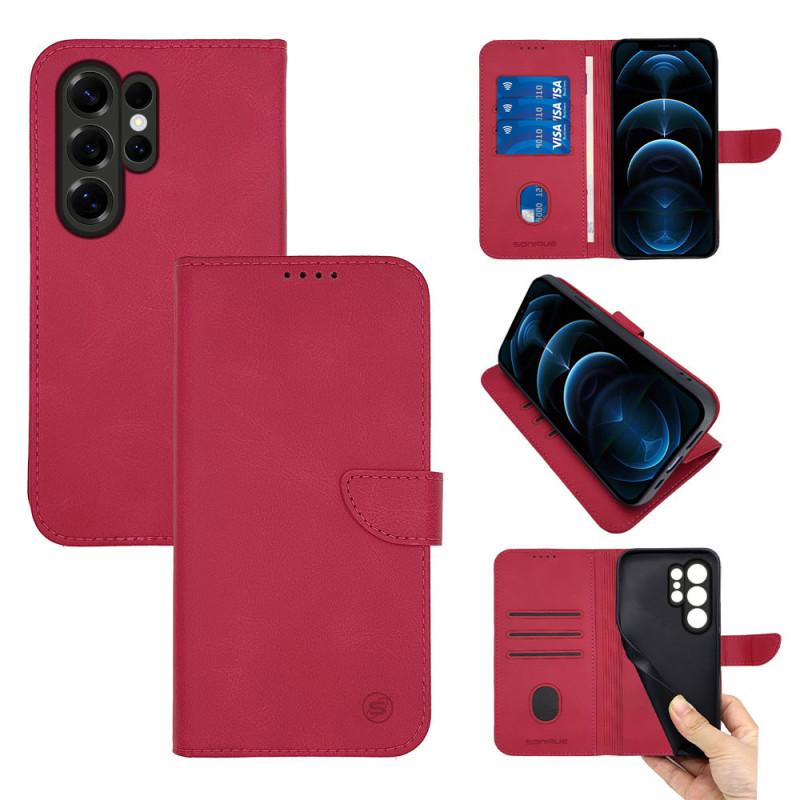 Θήκη Πορτοφόλι Sonique Urban Wallet Samsung Galaxy S26 Ultra Φούξια