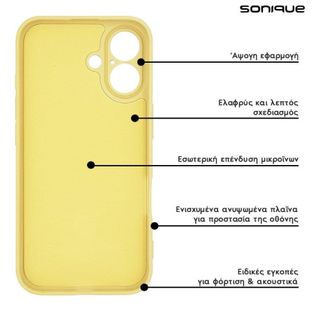 Θήκη Σιλικόνης My Colors Sonique Xiaomi Redmi 15C 4G / Poco C85 4G Κίτρινο